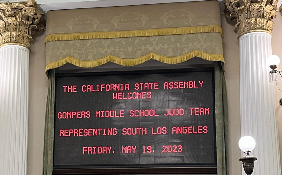Gompers Judo Representing South Los Angeles